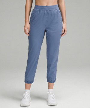 Lululemon Adapted State High-Rise Cropped Bukse Dame Blå | NO_LuLu77063