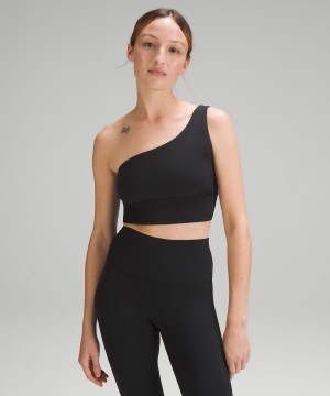 Lululemon Align™ Asymmetrical Sports BH Dame Svarte | NO_LuLu79531