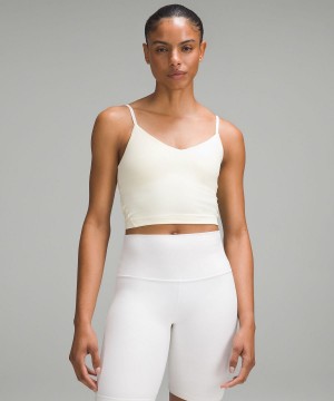 Lululemon Align™ Cropped Cami Tank Top Dame Hvite | NO_LuLu60439