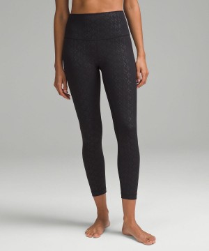 Lululemon Align™ High-Rise25" Bukse Dame Svarte | NO_LuLu58347