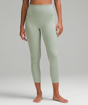 Lululemon Align™ High-Rise Crop 23" Leggings Dame Grønn | NO_LuLu31992