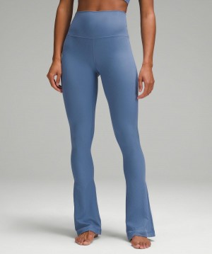 Lululemon Align™ High-Rise Ribbed Mini-Flare Bukse Dame Blå | NO_LuLu46135