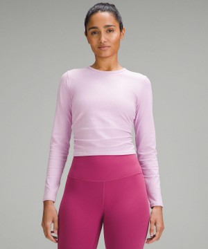 Lululemon All It Takes Ribbed Nulu Long-Sleeve Skjorte Dame Lilla | NO_LuLu90298