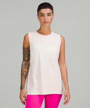 Lululemon All Yours Tank Top Dame Hvite | NO_LuLu86973