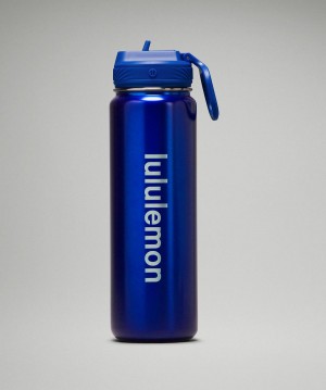 Lululemon Back to Life Sport Bottle 24oz Vannflasker Herre Blå | NO_LuLu25724