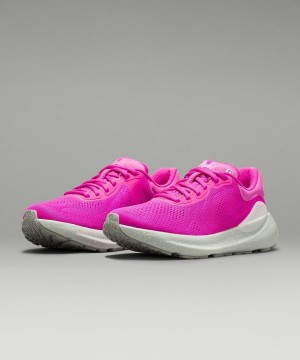 Lululemon Beyondfeel Women's Running Sko Dame Rosa Hvite | NO_LuLu99409