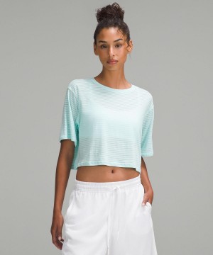 Lululemon Cortes Cropped T-skjorte Dame Grå Mint | NO_LuLu37689