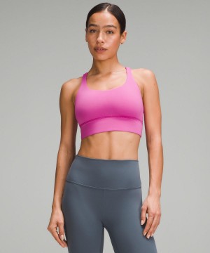 Lululemon Energy Longline Sports BH Dame Rosa | NO_LuLu84978