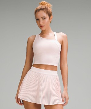 Lululemon Everlux Asymmetrical Tennis Skjorte Dame Rosa | NO_LuLu74194