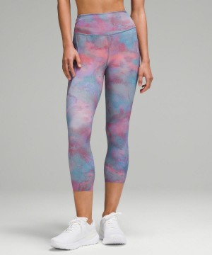 Lululemon Fast and Free High-Rise Crop 23" Pockets Leggings Dame Multicolor | NO_LuLu44442