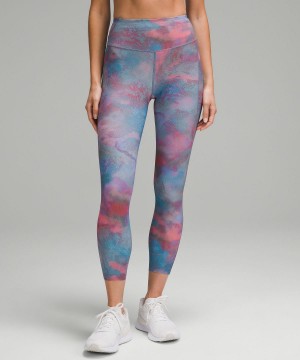 Lululemon Fast and Free High-Rise Tight 25” Pockets Bukse Dame Multicolor | NO_LuLu52705