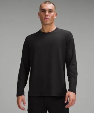 Lululemon Fundamental Long-Sleeve Skjorte Herre Svarte | NO_LuLu83308