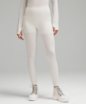 Lululemon High-Rise Base Layer Tight 28" Leggings Dame Hvite | NO_LuLu42567