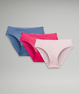 Lululemon InvisiWear Mid-Rise BikiniPerformance Lace Undertøy Dame Blå Rosa | NO_LuLu24871