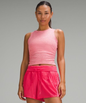 Lululemon License to Train Tight-Fit Skjorte Dame Rosa | NO_LuLu83266