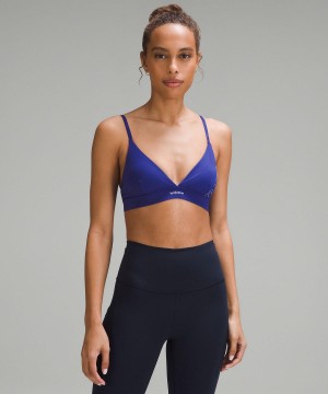 Lululemon License to Train Triangle Light Support, A/B Cup Sports BH Dame Blå | NO_LuLu66886