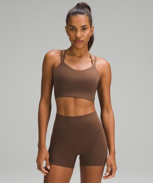 Lululemon Like a Cloud Longline Sports BH Dame Brune | NO_LuLu35307