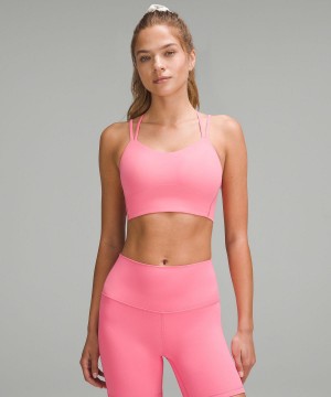 Lululemon Like a Cloud Longline Sports BH Dame Rosa | NO_LuLu58487