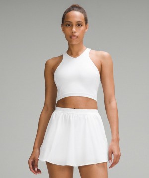 Lululemon Narrow Hem Cropped Tennis Skjorte Dame Hvite | NO_LuLu49210