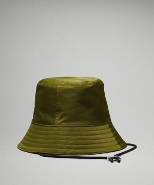 Lululemon Nylon Bucket Hatt Herre Grønn Svarte | NO_LuLu48265