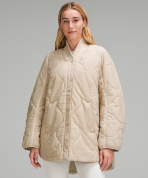 Lululemon Quilted Light Insulation Jakker Og Jakker Dame Beige | NO_LuLu58011