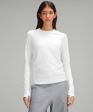 Lululemon Rest Less Pullover Skjorte Dame Hvite | NO_LuLu40017