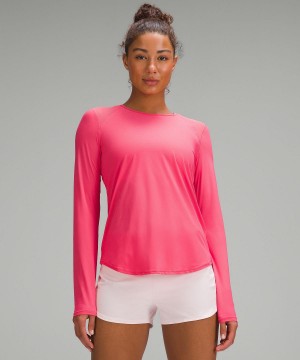 Lululemon Sculpt Long-Sleeve Skjorte Dame Rosa | NO_LuLu39519