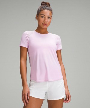 Lululemon Sculpt Short-Sleeve T-skjorte Dame Rosa | NO_LuLu45725