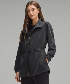 Lululemon Softstreme Cinch-Waist Jacket Gensere Og Gensere Dame Svarte | NO_LuLu98568