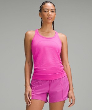 Lululemon Swiftly Tech Racerback 2.0 Skjorte Dame Rosa | NO_LuLu28569