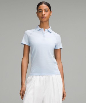 Lululemon Swiftly Tech Short-Sleeve Polo Skjorte Dame Blå | NO_LuLu85830