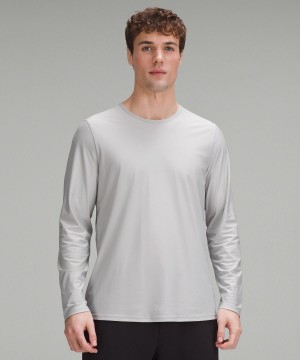 Lululemon Ultra-Soft Nulu Long-Sleeve Skjorte Herre Sølv | NO_LuLu40165