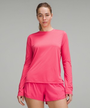 Lululemon Ultralight Hip-Length Langermet Skjorte Dame Rosa | NO_LuLu87808