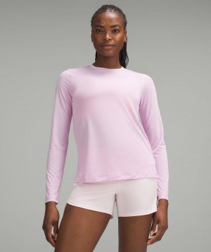 Lululemon Ultralight Hip-Length Langermet Skjorte Dame Rosa | NO_LuLu99304