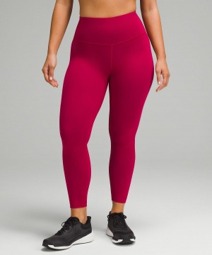 Lululemon Wunder Train Contour Fit High-Rise Tight 25" Leggings Dame Rød | NO_LuLu22243