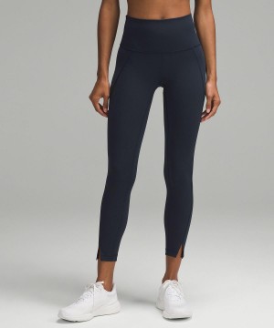 Lululemon Wunder Train High-Rise Tight 25" Leggings Dame Marineblå | NO_LuLu66696