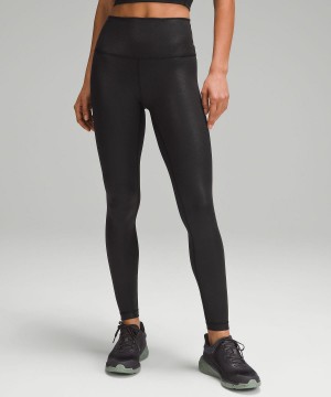 Lululemon Wunder Train High-Rise Tight 28" Leggings Dame Svarte | NO_LuLu61133