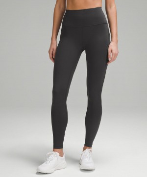 Lululemon Wunder Train High-Rise Tight with Pockets 28" Leggings Dame Dyp Grå | NO_LuLu16496