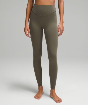 Lululemon Wunder Under SmoothCover High-Rise Tight 28" Leggings Dame Grønn | NO_LuLu12704