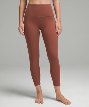 Lululemon Wunder Under SmoothCover High-Rise Tight 25" Bukse Dame Kopper | NO_LuLu78757