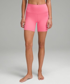 Lululemon lululemon Align™ High-Rise 6" Shorts Dame Rosa | NO_LuLu61742