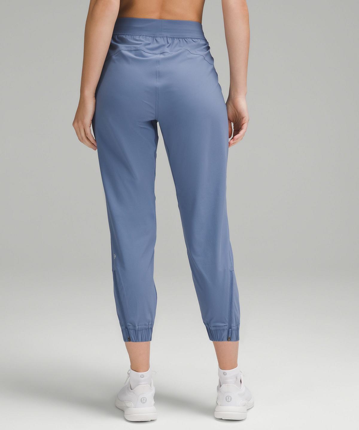 Lululemon Adapted State High-Rise Cropped Joggebukse Dame Blå | NO_LuLu54909