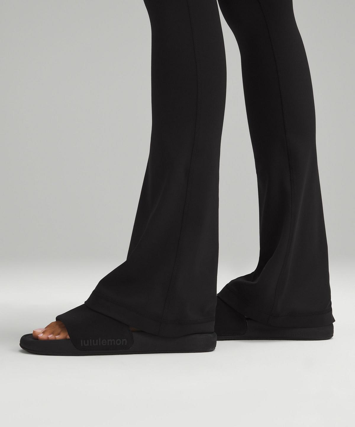 Lululemon Align™ Asymmetrical-Waist Mini-Flare Pant 32" Leggings Dame Svarte | NO_LuLu32272