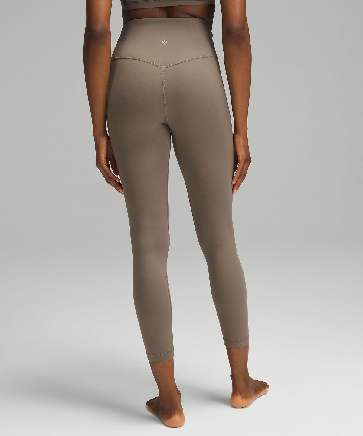 Lululemon Align™ Asymmetrical-Waist Pant 25" Leggings Dame Grå | NO_LuLu69711