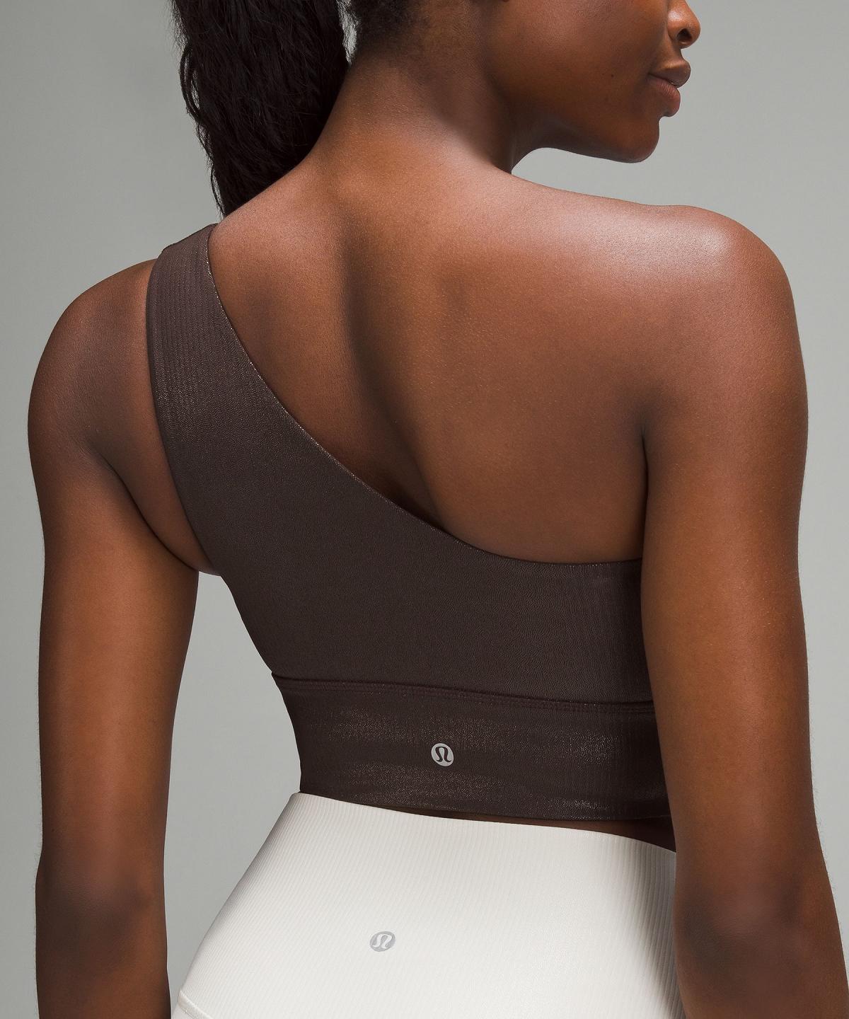 Lululemon Align™ Asymmetrical Ribbed Sports BH Dame Brune | NO_LuLu37975