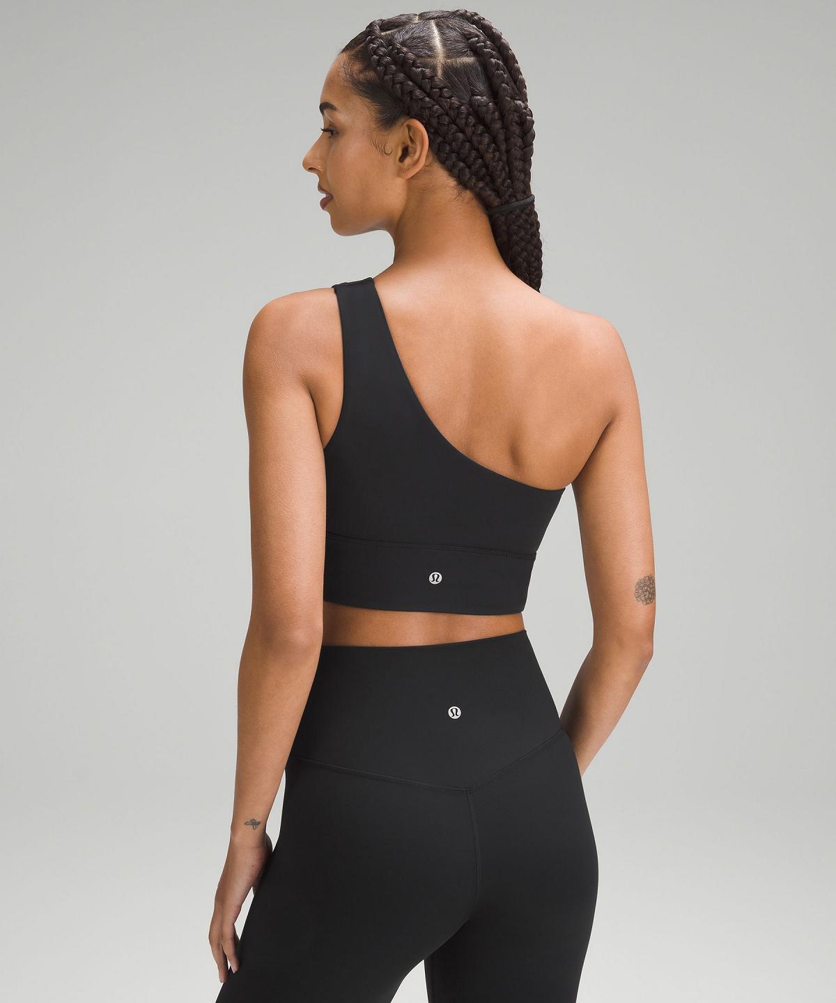 Lululemon Align™ Asymmetrical Sports BH Dame Svarte | NO_LuLu35820