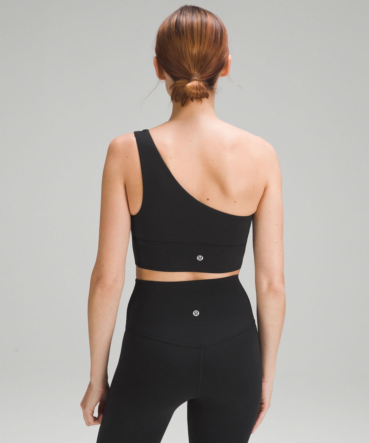 Lululemon Align™ Asymmetrical Sports BH Dame Svarte | NO_LuLu79531