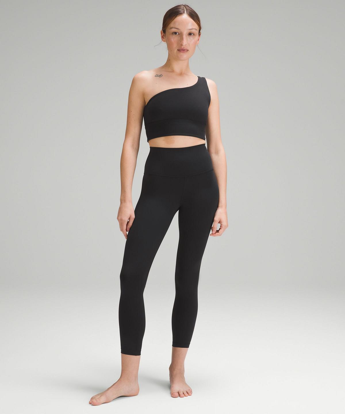 Lululemon Align™ Asymmetrical Sports BH Dame Svarte | NO_LuLu79531