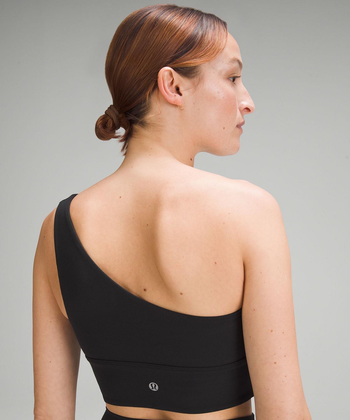 Lululemon Align™ Asymmetrical Sports BH Dame Svarte | NO_LuLu79531