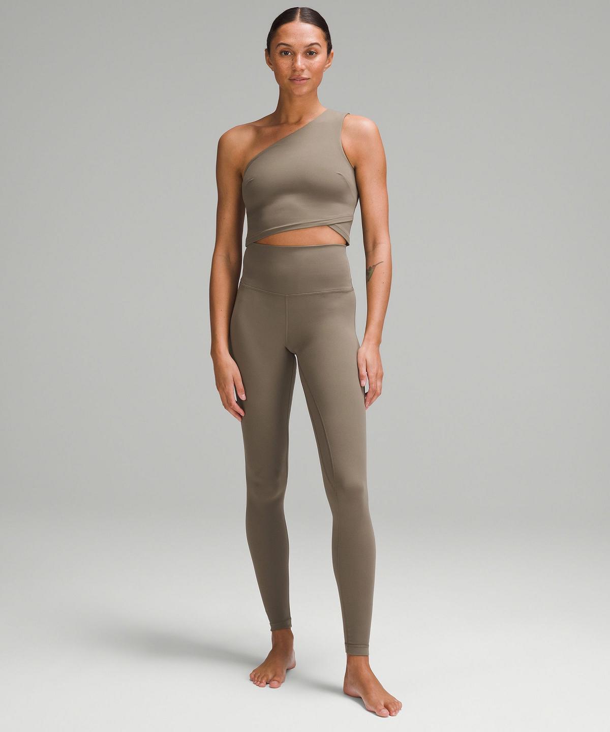 Lululemon Align™ Asymmetrical Tank Top Dame Grå | NO_LuLu70563